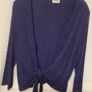 Chicos travelers Purple women’s sweater
